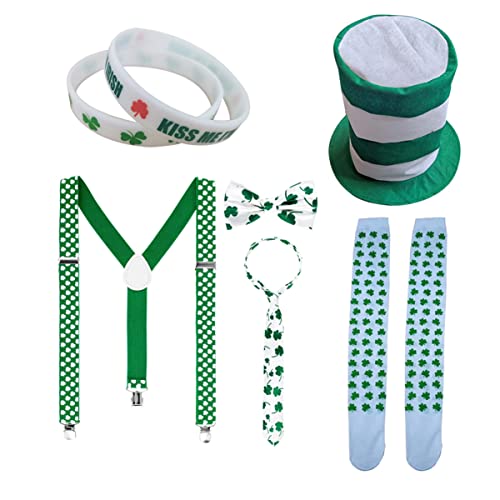 JOINPAYA 7St falscher Schnurrbart grüne Kappendekorationen Foto -Requisiten faschingskostüme karnevalskostüme st. Patricks Day Partydekoration st. Patricks Day Accessoires Green von JOINPAYA