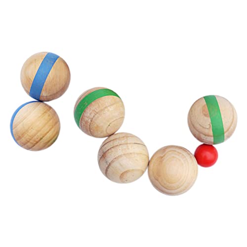 JOINPAYA 7Stücke Teiliges Interaktive Holz Sportbälle Für Outdoor Für Freizeitaktivitäten Und Gartenpartys Sicher Und Langlebig JOINPAYA 7Stücke Teiliges Interaktive Holz Sportbälle Für Outdoor Für Freizeitaktivitäten Und Gartenpartys Sicher Und Langlebig von JOINPAYA