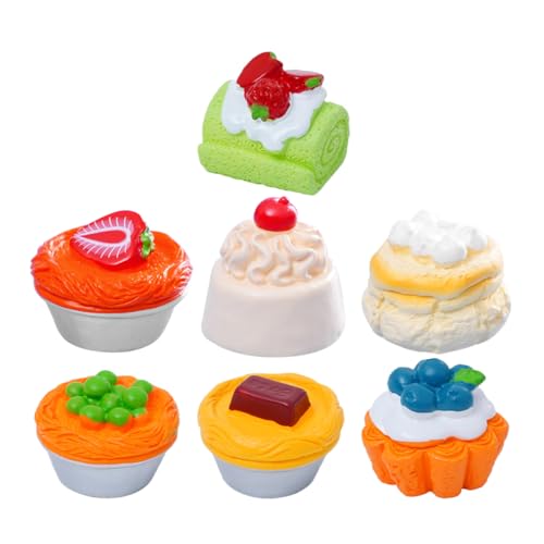 JOINPAYA Realistisches Obstkuchen-Ornament-Set Aus Kunstharz Von Miniature Food Set für Puppenhaus-Dekorationen JOINPAYA Realistisches Obstkuchen-Ornament-Set Aus Kunstharz Von Miniature Food Set für Puppenhaus-Dekorationen von JOINPAYA
