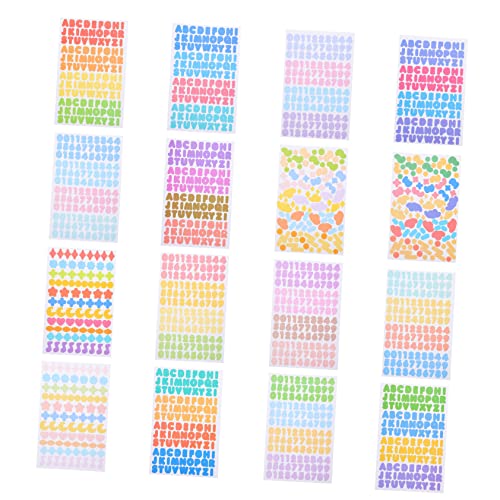 JOINPAYA 8 Blatt Scrapbook-Sticker selber Machen DIY -Aufkleber Selbstklebende dekorative Aufkleber Zeitschriftenaufkleber Scrapbook-Aufkleber PVC Colorful von JOINPAYA