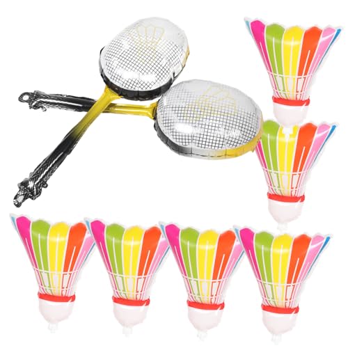 JOINPAYA 8 Stück Badmintonschläger-luftballons Aus Aluminiumfolie Aufblasbare Sportballons Für Geburtstagsparty-dekorationen Gelbe Luftballons Mit Badminton-design JOINPAYA 8 Stück Badmintonschläger-luftballons Aus Aluminiumfolie Aufblasbare Sportballons Für Geburtstagsparty-dekorationen Gelbe Luftballons Mit Badminton-design von JOINPAYA