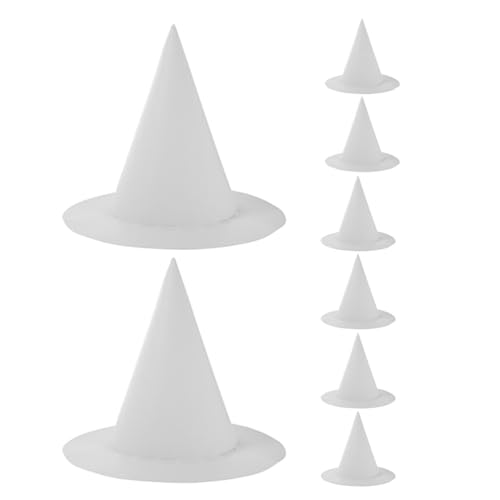 JOINPAYA 8 Stück Diy-hexenhüte für Kinder, Blanke Hüte aus Papier zum Basteln für Halloween-party-dekoration, Kreative Malutensilien, Kunst-aktivitäts-requisiten in Kindergröße JOINPAYA 8 Stück Diy-hexenhüte für Kinder, Blanke Hüte aus Papier zum Basteln für Halloween-party-dekoration, Kreative Malutensilien, Kunst-aktivitäts-requisiten in Kindergröße von JOINPAYA