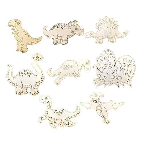JOINPAYA 8 Stück Handgefertigte DIY-Dinosaurier-Holzspäne Mini Dinosaurier- Dinosaurier-Fingerspielzeug Dinosaurier-Zubehör Dinosaurierfiguren Graffiti-Holzspäne Dinosaurier-Malset JOINPAYA 8 Stück Handgefertigte DIY-Dinosaurier-Holzspäne Mini Dinosaurier- Dinosaurier-Fingerspielzeug Dinosaurier-Zubehör Dinosaurierfiguren Graffiti-Holzspäne Dinosaurier-Malset von JOINPAYA