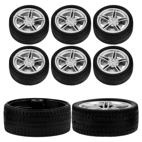 JOINPAYA 8 Stück Kunststoff-Rollenschaft Spielzeugrad 3 Mm Vorbauschaft Runde Stangenachsen Gummireifen Ersatzspielzeug Rennwagen-Rad Modellfelgen Zubehör Für DIY-Spielzeug LKW Boot JOINPAYA 8 Stück Kunststoff-Rollenschaft Spielzeugrad 3 Mm Vorbauschaft Runde Stangenachsen Gummireifen Ersatzspielzeug Rennwagen-Rad Modellfelgen Zubehör Für DIY-Spielzeug LKW Boot von JOINPAYA
