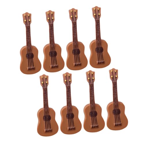 JOINPAYA 8 Stück Mini Gitarren Modell Teiliges Realistische Miniatur Musikinstrumente Vintage Design Kompakte Kreative Puppenhaus Deko für Miniatur Landschaften und Wohnaccessoires JOINPAYA 8 Stück Mini Gitarren Modell Teiliges Realistische Miniatur Musikinstrumente Vintage Design Kompakte Kreative Puppenhaus Deko für Miniatur Landschaften und Wohnaccessoires von JOINPAYA