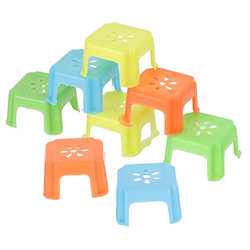 JOINPAYA 8 Stück Mini Hocker Aus Kunststoff Kühlpad Doppelbecherverschluss Fensterschieber Für Haustiere Wasserkruggitter Für Den Haushalt Selbstklebende Fliesen Kleine Dekoration von JOINPAYA
