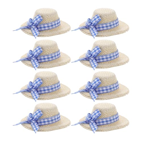 JOINPAYA 8 Stück Mini-Strohhüte Puppenstrohhut: Zum Basteln Sombrero Winzige Strohhüte Puppenhaus-Strohhüte Für Heimwerker Haarschmuck Puppenhaus-Dekoration JOINPAYA 8 Stück Mini-Strohhüte Puppenstrohhut: Zum Basteln Sombrero Winzige Strohhüte Puppenhaus-Strohhüte Für Heimwerker Haarschmuck Puppenhaus-Dekoration von JOINPAYA