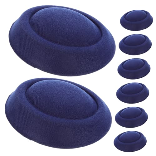 JOINPAYA 8stücke Teiliges Stewardess Fascinator Hut Basis Für Damen Modische Pillbox Hüte Für Haarschmuck Für Partys Cosplay Und Hochzeiten von JOINPAYA