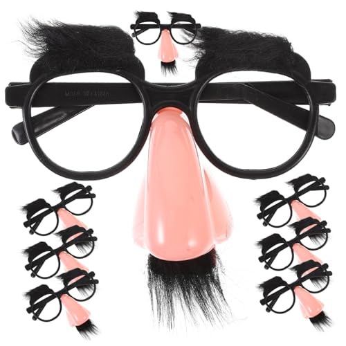 JOINPAYA 8 Stück Schwarze Schnurrbartbrille Partybrille Nase Requisiten Für Halloween-brillen Schnurrbart-brillen-ornament Kostüm Simulierter Bart Mit Brille Lustig Rave Rahmen Spaß Plastik JOINPAYA 8 Stück Schwarze Schnurrbartbrille Partybrille Nase Requisiten Für Halloween-brillen Schnurrbart-brillen-ornament Kostüm Simulierter Bart Mit Brille Lustig Rave Rahmen Spaß Plastik von JOINPAYA