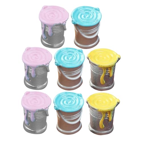 JOINPAYA 8 Stück Simulierter Farbeimer bastelzeug playmobilhaus dekoringe Dollhouse Accessories Puppen für Puppenhaus Mini-Puppenhausmöbel kleine Farbtopffiguren Mini-Haushandwerk Harz JOINPAYA 8 Stück Simulierter Farbeimer bastelzeug playmobilhaus dekoringe Dollhouse Accessories Puppen für Puppenhaus Mini-Puppenhausmöbel kleine Farbtopffiguren Mini-Haushandwerk Harz von JOINPAYA