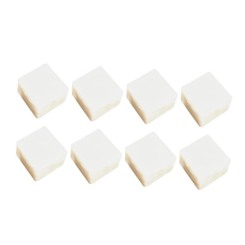 JOINPAYA 8 Stück Teiliges Fake Tofu Modell aus Künstliche Tofu Dekoration für Spiel und Fotografie Sicheres und Vielseitiges Zubehör für Rollenspiele und Küchen Dekoration von JOINPAYA