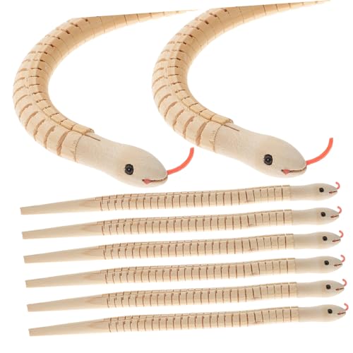 JOINPAYA 8 Stück Teiliges Holzschlangen für Halloween Realistische Flexible Schlangen für Dekoration für Partys und Geburtstagsfeiern Sicher und Schadstofffrei Zufällige JOINPAYA 8 Stück Teiliges Holzschlangen für Halloween Realistische Flexible Schlangen für Dekoration für Partys und Geburtstagsfeiern Sicher und Schadstofffrei Zufällige von JOINPAYA