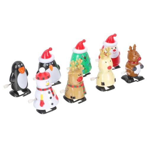 JOINPAYA 8 Stück Teiliges Weihnachtsspielzeug mit Aufziehmechanismus Inklusive Weihnachtsmann Schneemann Rentier und Pinguin Kreative Figuren für Weihnachtsfeier und für Mädchen JOINPAYA 8 Stück Teiliges Weihnachtsspielzeug mit Aufziehmechanismus Inklusive Weihnachtsmann Schneemann Rentier und Pinguin Kreative Figuren für Weihnachtsfeier und für Mädchen von JOINPAYA