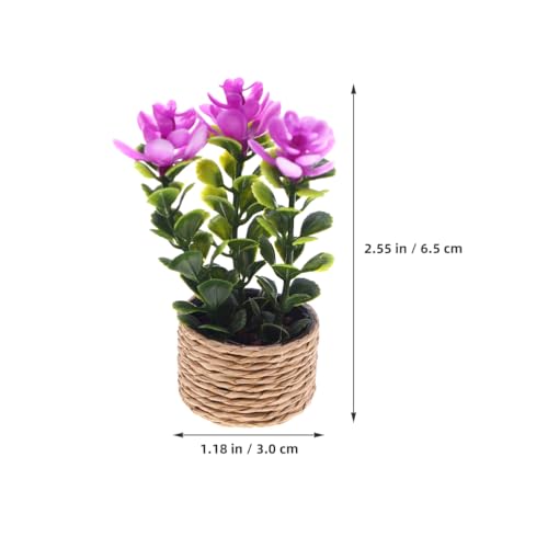 JOINPAYA 8 Stück künstliche Mini-Topfblumen – Miniatur-Bonsai-Pflanzen, winzige Puppenhaus-Blumentopf-Dekoration, realistisches künstliches Grün-Ornament für Heimwerkerarbeiten JOINPAYA 8 Stück künstliche Mini-Topfblumen – Miniatur-Bonsai-Pflanzen, winzige Puppenhaus-Blumentopf-Dekoration, realistisches künstliches Grün-Ornament für Heimwerkerarbeiten von JOINPAYA