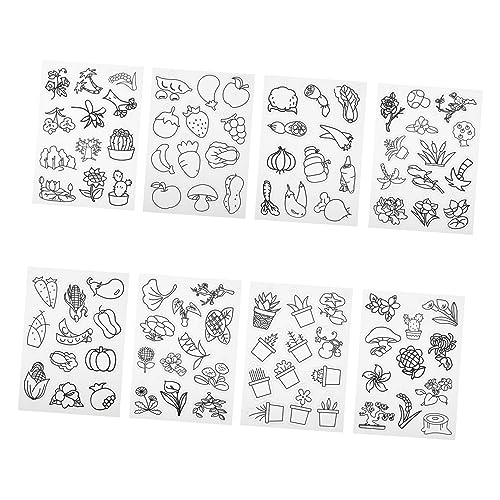 JOINPAYA 8-Teiliges Blatt Schrumpffolie Papiermaterial bastelmaterial für bastelsets für Present Ideas Schrumpfzubehör für Bastelarbeiten Schrumpfmaterial selber Machen bops Weiß von JOINPAYA