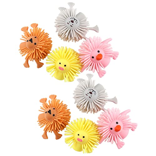 JOINPAYA 8-Teiliges Set Fingerpuppe für kinderspielzeug Soft Toy fingerspiel quetschies tierisches Pufferbälle Babyspielzeug haariges von JOINPAYA