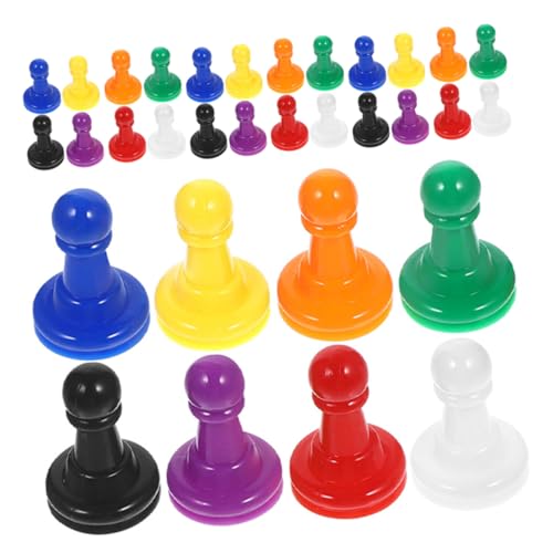 JOINPAYA 80 Spielsteine: Bunte Plastiksteine ​​für Schach Und Brettspiele – Ersatz-tischmarker Für Kleine Spielfiguren Zum Partyschachspielen von JOINPAYA
