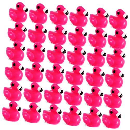JOINPAYA 80 Stück Flamingo-Ornament aus Kunstharz Mini-Flamingos Dekoration für Flamingo-Statuen Miniaturen Rasen Flamingo Figur Flamingo kleine Harztiere Winzige Flamingo-Dekore von JOINPAYA