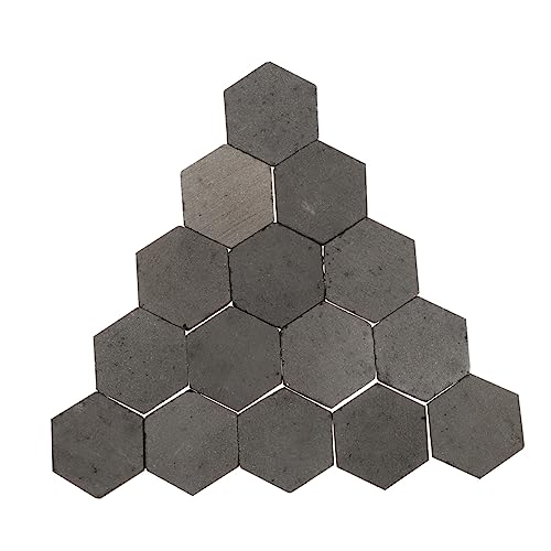 JOINPAYA 80 Stück Mini-Steine Winzig Bausteine ​​Bauen Ziegel Für Mikrolandschaft Lebensechte Ziegelverzierung Mini-wandziegel Mini-bausteine Mauerziegel Fee Klein Block Szene Grey Ton von JOINPAYA