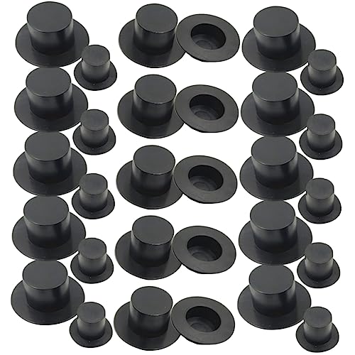 JOINPAYA 80 Stück Miniatur Weihnachtsmützen für DIY Schwarze Plastik Hüte für Schneemann Dekoration und Bastelprojekte Verschiedene für Kreative Weihnachtsideen JOINPAYA 80 Stück Miniatur Weihnachtsmützen für DIY Schwarze Plastik Hüte für Schneemann Dekoration und Bastelprojekte Verschiedene für Kreative Weihnachtsideen von JOINPAYA