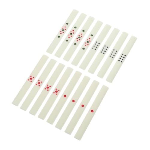 JOINPAYA 88 Stück Teiliges Mahjong Zubehör mit Präzisen Punktesticks für Vielfältige Mahjong Spielvarianten Langlebig und Fair für Familien von JOINPAYA