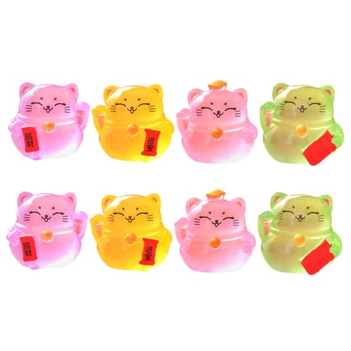 JOINPAYA 8Pcs Lucky Cat Ornament Harz Mini Katze Statue Tiny Katzenfiguren Mikro Landschaft Dekoration Katzen Miniaturfiguren Miniatur Katzen Figuren Massen Miniaturen Mini Figuren In JOINPAYA 8Pcs Lucky Cat Ornament Harz Mini Katze Statue Tiny Katzenfiguren Mikro Landschaft Dekoration Katzen Miniaturfiguren Miniatur Katzen Figuren Massen Miniaturen Mini Figuren In von JOINPAYA