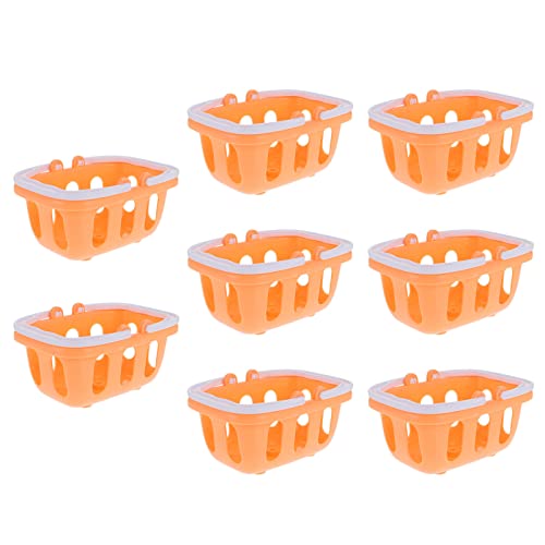 JOINPAYA 8St Mini-Einkaufskorb Kinderaccessoires Körbe für Mädchen Mini Körbe Mini-Spachtel einkaufskorb kindereinkaufskorb Minikorb mit Griff Einkaufskorb für Plastik Orange JOINPAYA 8St Mini-Einkaufskorb Kinderaccessoires Körbe für Mädchen Mini Körbe Mini-Spachtel einkaufskorb kindereinkaufskorb Minikorb mit Griff Einkaufskorb für Plastik Orange von JOINPAYA