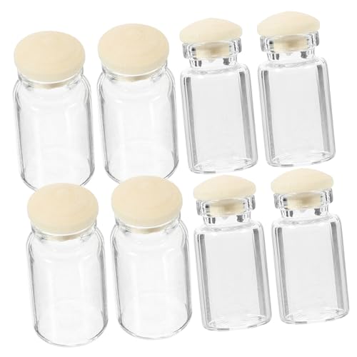 JOINPAYA 8St Mini-Puppenhaus-Glasdose Miniatur Süßigkeitenglas große Wasserflasche Wasserflaschen für kinderspielzeug Mini-Hausbedarf Mini-Hausverzierung Holz Transparent JOINPAYA 8St Mini-Puppenhaus-Glasdose Miniatur Süßigkeitenglas große Wasserflasche Wasserflaschen für kinderspielzeug Mini-Hausbedarf Mini-Hausverzierung Holz Transparent von JOINPAYA