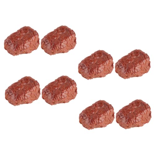 JOINPAYA 8St Simulierte Rindernuggets fogelschreker mockin Dekoration für Restaurant Mini Wasserkocher Fleisch-Lebensmittel-Modell Rinderblock-Modell gekochtes gefälschtes Fleischmodell PVC JOINPAYA 8St Simulierte Rindernuggets fogelschreker mockin Dekoration für Restaurant Mini Wasserkocher Fleisch-Lebensmittel-Modell Rinderblock-Modell gekochtes gefälschtes Fleischmodell PVC von JOINPAYA