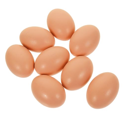 JOINPAYA 8Stücke Künstliche Eier Realistische Holzeier für DIY Dekoration Unbemalt Glatte Oberfläche für Bastelprojekte Osterfeiern und Kreative Aktivitäten JOINPAYA 8Stücke Künstliche Eier Realistische Holzeier für DIY Dekoration Unbemalt Glatte Oberfläche für Bastelprojekte Osterfeiern und Kreative Aktivitäten von JOINPAYA