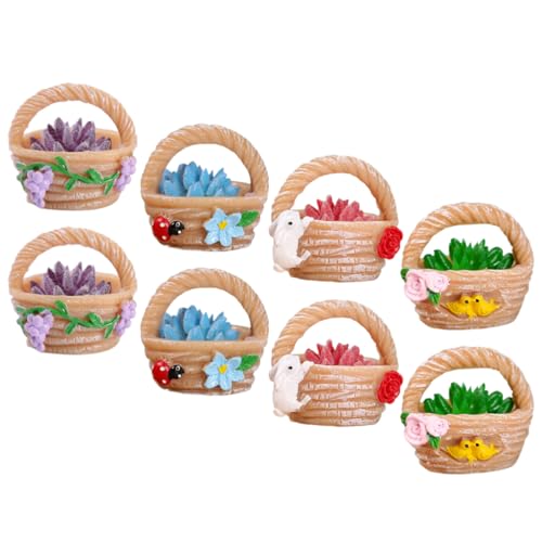 JOINPAYA 8st Einfaches Blumenkorbmodell Miniatur-feengarten-Accessoires Pfingstrosen Leute Aus Dem Puppenhaus Miniatur-feenfiguren Miniaturen Künstliche Glyziniengirlande Harz JOINPAYA 8st Einfaches Blumenkorbmodell Miniatur-feengarten-Accessoires Pfingstrosen Leute Aus Dem Puppenhaus Miniatur-feenfiguren Miniaturen Künstliche Glyziniengirlande Harz von JOINPAYA