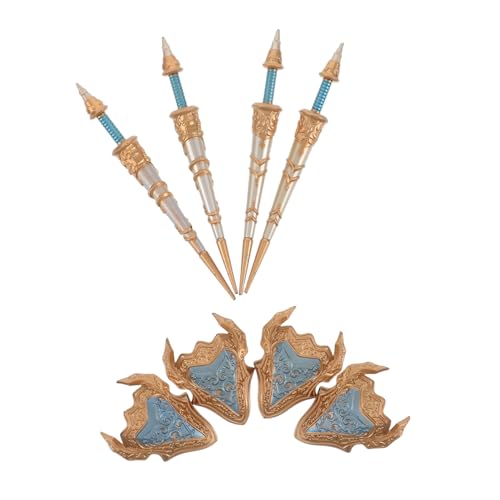 JOINPAYA 8st Mini -waffenbausteine Kinderaccessoires Waffenspielzeug Kranzrahmen Aus Rattan Ritterzubehör Ritter Mittelalterliches Römisches Plastik von JOINPAYA