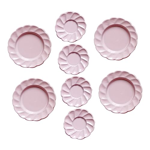 JOINPAYA Miniatur-Teller Für Puppenhäuser – 8-teiliges Geschirr- Und Schüssel-Set – Realistisches Design – Fantasievolles Spielen Und Lernen Für Kinder von JOINPAYA