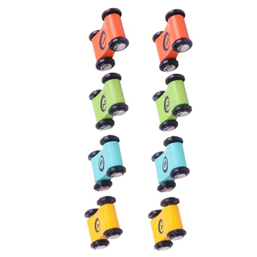 JOINPAYA 8st Roller Zahlen-Rennwagen- Mini-rennstrecke Mini-rampen-rennfahrzeug Spielzeugauto Für Kinderauto Kinderspielzeug Interaktives Brettspiel Hölzern von JOINPAYA