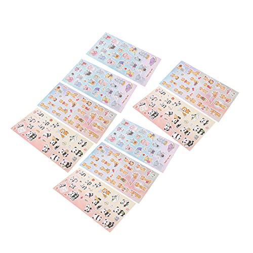 JOINPAYA 9 Blätter tierische Aufkleber belohnung tiersticker Kinderbelohnung Entfernbar DIY-Aufkleber Aufkleber für tierischer Aufkleber Aufkleber Bildungsbedarf PVC von JOINPAYA