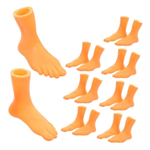JOINPAYA 9-teiliges Fingerpuppen-Set Mit Gefälschten Füßen Halloween-Party-zubehör Weiche Vinyl-Hand Wiederverwendbares Lernspielzeug von JOINPAYA