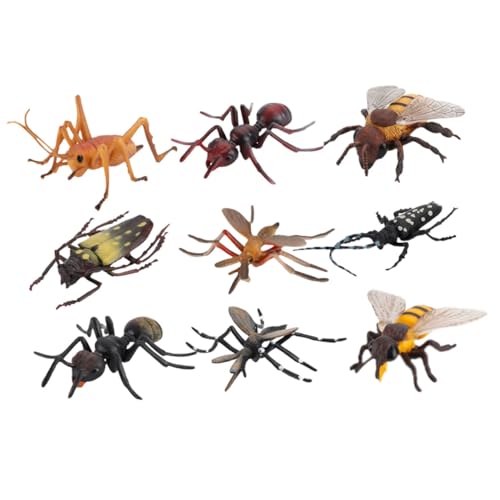 JOINPAYA 9 Stück Insektenmodell kinderspielzeug für spielset gartenspielzeug lernspielzeug lebensechte Figuren realistische Insektenfiguren Abs JOINPAYA 9 Stück Insektenmodell kinderspielzeug für spielset gartenspielzeug lernspielzeug lebensechte Figuren realistische Insektenfiguren Abs von JOINPAYA