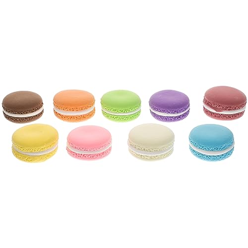 JOINPAYA 9 Stücke Gefälschte Macaron Modell für Hochzeit Dessert Tisch Realistische Cookie Spielzeug Requisiten Künstliche Dessert Simulation Macaron Kuchen JOINPAYA 9 Stücke Gefälschte Macaron Modell für Hochzeit Dessert Tisch Realistische Cookie Spielzeug Requisiten Künstliche Dessert Simulation Macaron Kuchen von JOINPAYA
