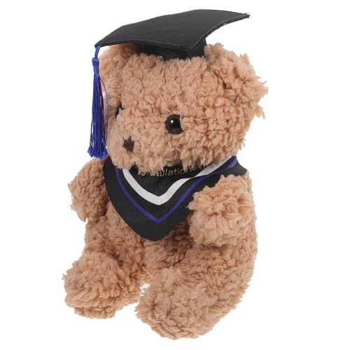 JOINPAYA Abschlussbär Abschluss Plüschbär Weiche Flauschige Puppe Abschlussbär Puppen Abschlussbären Gefüllter Abschlussbär Abschluss Kuscheltiere Niedlicher Bär Plüsch von JOINPAYA