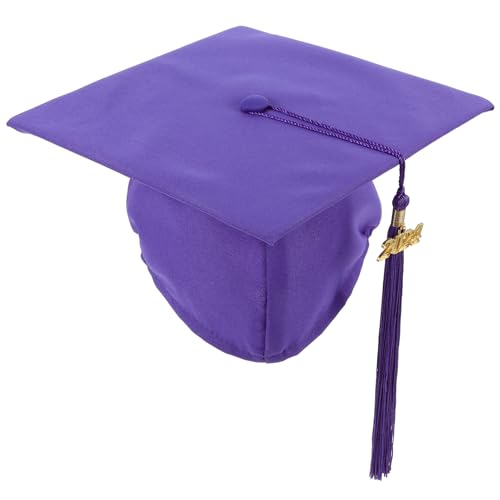 JOINPAYA Polyester Graduation Cap Stirnband Elastische Erwachsene Bachelor Hut Für Graduation Party Favor Craft von JOINPAYA