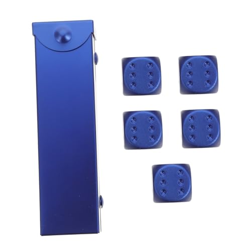 JOINPAYA Aluminiumlegierung Würfelset Kleine Metallwürfel Party spielwürfel Ktv Trinkspiel Festival Deko Leicht Tragbar Langlebig von JOINPAYA