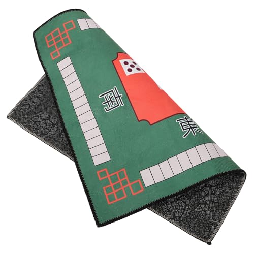 JOINPAYA Anti rutsch Mahjong Tischmatte mit Klassischem Chinesischem Muster Geräuschdämpfende Flexible Spielmatte für Poker Domino und Brettspiele rutschfeste Tischdecke für Zuhause und von JOINPAYA