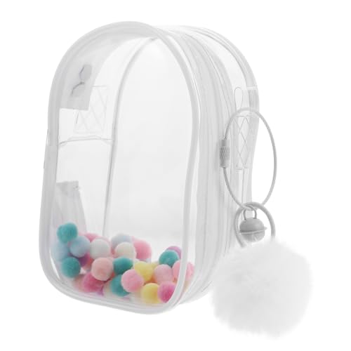 JOINPAYA Aufbewahrungstasche für Puppen Figuren-Präsentationstasche mit Schlüsselanhänger transparente Taschen für Puppen Kollektor-Aufbewahrungstasche PVC Weiß JOINPAYA Aufbewahrungstasche für Puppen Figuren-Präsentationstasche mit Schlüsselanhänger transparente Taschen für Puppen Kollektor-Aufbewahrungstasche PVC Weiß von JOINPAYA