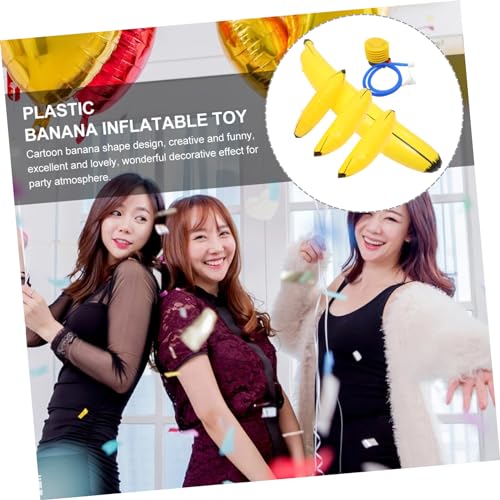 JOINPAYA Aufblasbare Banane Teilig PVC Gelb Realistisch Poolspielzeug Party Deko Bar Requisiten für Schwimmbad JOINPAYA Aufblasbare Banane Teilig PVC Gelb Realistisch Poolspielzeug Party Deko Bar Requisiten für Schwimmbad von JOINPAYA