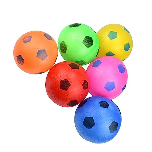 JOINPAYA Lustiges Kunststoff-fußballspielzeug Für Kinder Mehrfarbig Aufblasbarer Fußball Für Spiele Zufällige Farbe JOINPAYA Lustiges Kunststoff-fußballspielzeug Für Kinder Mehrfarbig Aufblasbarer Fußball Für Spiele Zufällige Farbe von JOINPAYA