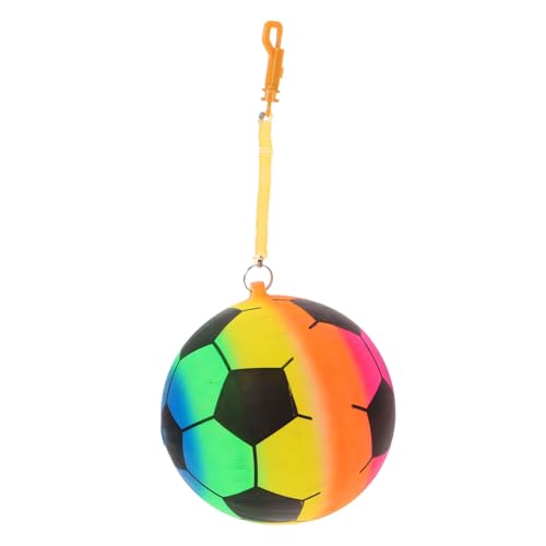JOINPAYA Aufblasbarer Kleiner Fußball für Federseil und Griff für Kindergartenaktivitäten Vielseitig und Farbenfroh für Outdoor Sport und Spielspaß JOINPAYA Aufblasbarer Kleiner Fußball für Federseil und Griff für Kindergartenaktivitäten Vielseitig und Farbenfroh für Outdoor Sport und Spielspaß von JOINPAYA