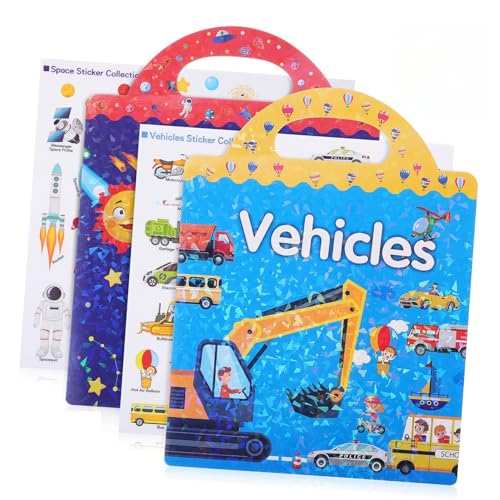 JOINPAYA Aufkleber stickerheft stickerbücher für Kreatives Aufkleberbuch stickerbuch für Raumschiff Autoaufkleber geschwollene Aufkleber für Kleinkinder Papier JOINPAYA Aufkleber stickerheft stickerbücher für Kreatives Aufkleberbuch stickerbuch für Raumschiff Autoaufkleber geschwollene Aufkleber für Kleinkinder Papier von JOINPAYA