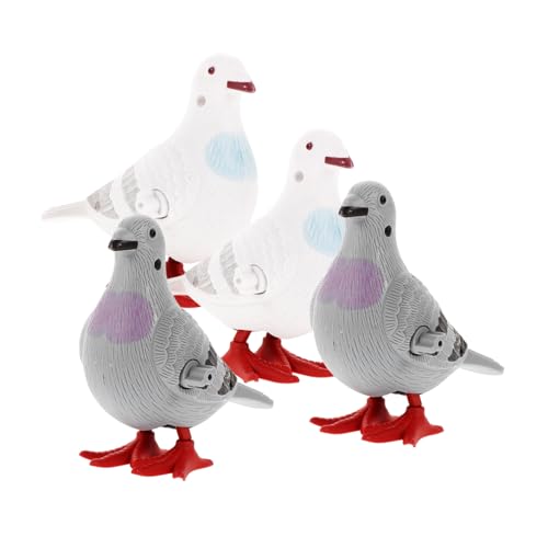 JOINPAYA Clockwork Pigeon 4 Stück Taubenspielzeug Kinderspielzeug Aufziehtaube Lernspielzeug Für Kinder Zufällige Farbe JOINPAYA Clockwork Pigeon 4 Stück Taubenspielzeug Kinderspielzeug Aufziehtaube Lernspielzeug Für Kinder Zufällige Farbe von JOINPAYA