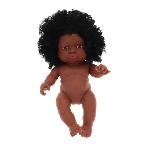 JOINPAYA Babypuppe Für Puppen Für Mädchen Babypuppen Babypuppe Interaktiv Puppen Für Realistische Puppen Puppe Mädchenpuppe Babypuppe Kleinkind Brown Vinyl von JOINPAYA