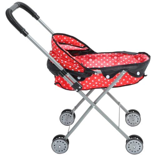 JOINPAYA Babypuppen-Kinderwagen 21 Zoll Miniatur-Kinderwagen Puppen-Kinderwagen Faltbarer Kinderwagen Spielzeug Für Kleinkinder Kinder B von JOINPAYA